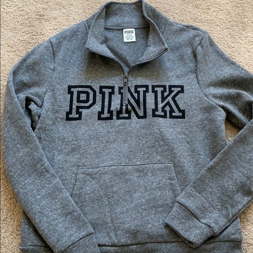 NWOT VS Pink 1/4 zip